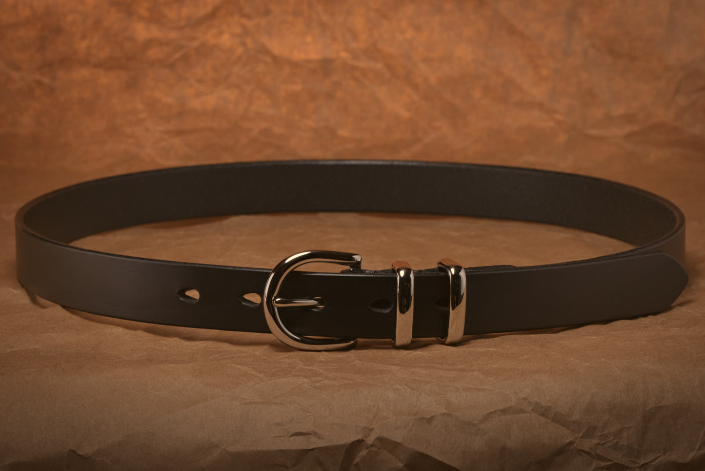 1" BLACK DUAL KEEPER BELT