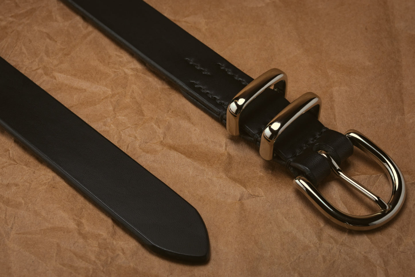 1" BLACK DUAL KEEPER BELT