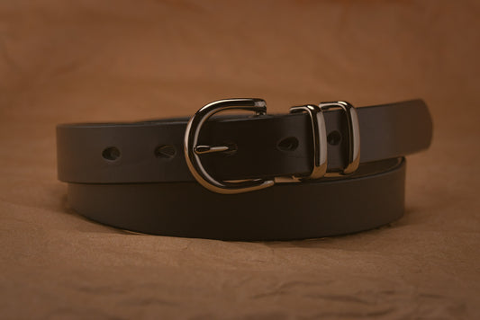 1" BLACK DUAL KEEPER BELT