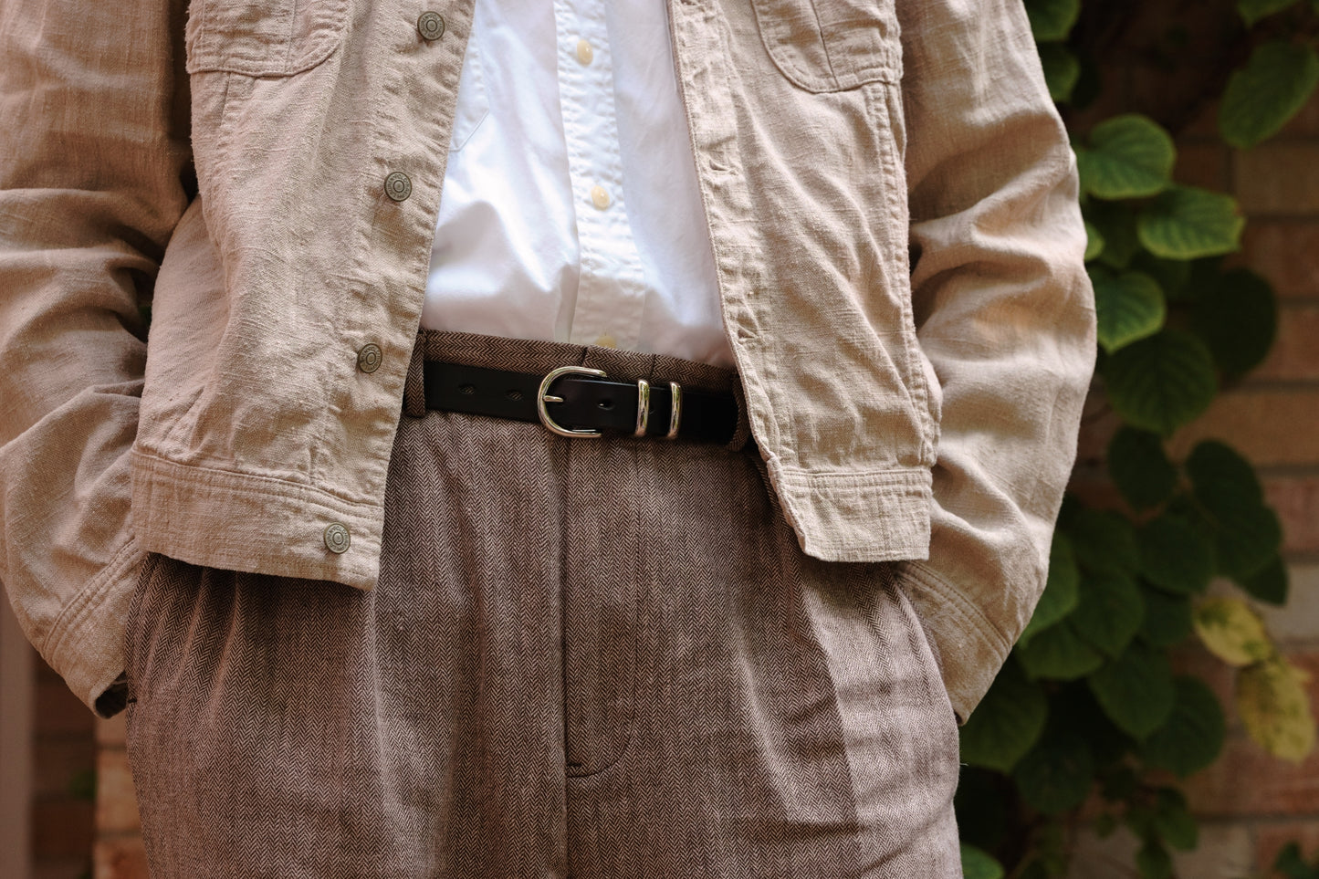 1" BLACK DUAL KEEPER BELT