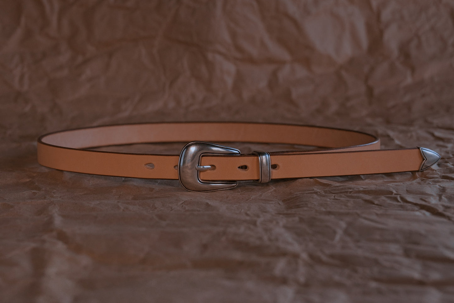 3/4" WESTERN BELT -- NATURAL