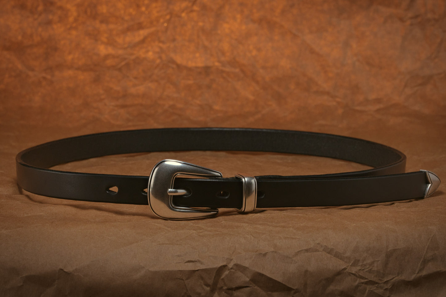 3/4" WESTERN BELT -- BLACK